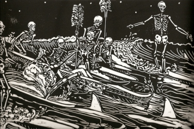 Skeletons Surfing